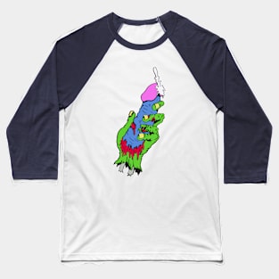 Severed Zombie Wiener Baseball T-Shirt